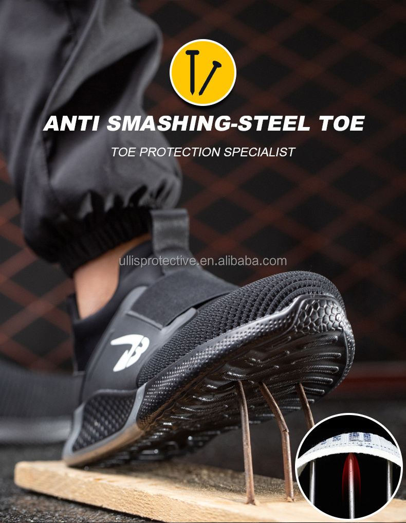 New anti-smash and anti-puncture lightweight and comfortable work safety shoes