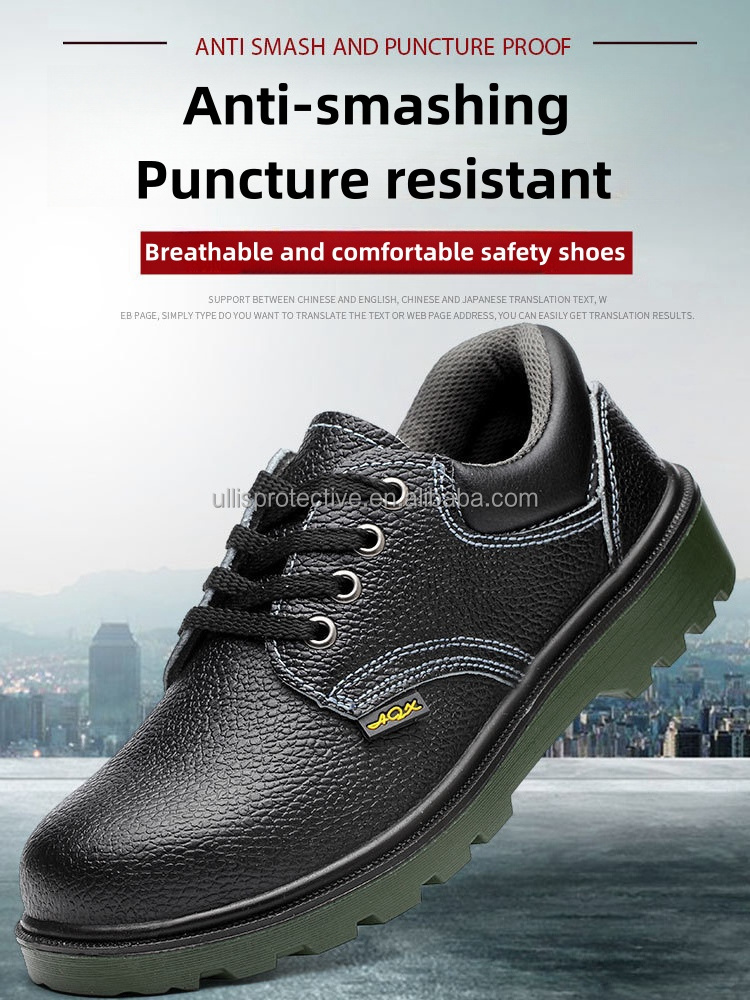 Men's insulated 6KV anti-smash anti-puncture steel head non-slip breathable comfortable safety work shoes labor insurance shoes