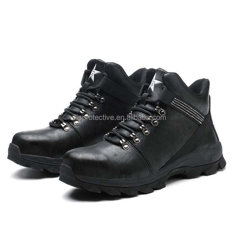 High quality wear-resistant sports work industrial summer sports waterproof steel toe safety shoes men's work safety boots