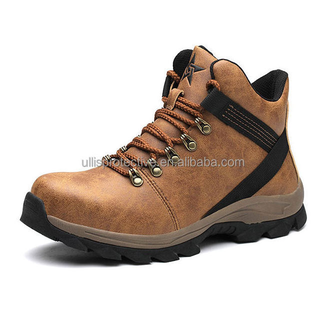 High quality wear-resistant sports work industrial summer sports waterproof steel toe safety shoes men's work safety boots