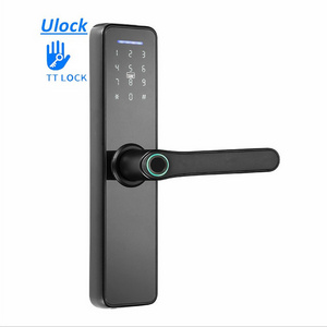 ttlock app digital small smart door lock fingerprint electronic keyless door lock