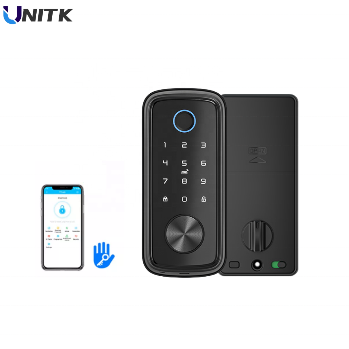 UNTIK TTlock APP digital self locking keyless smart lock deadbolt