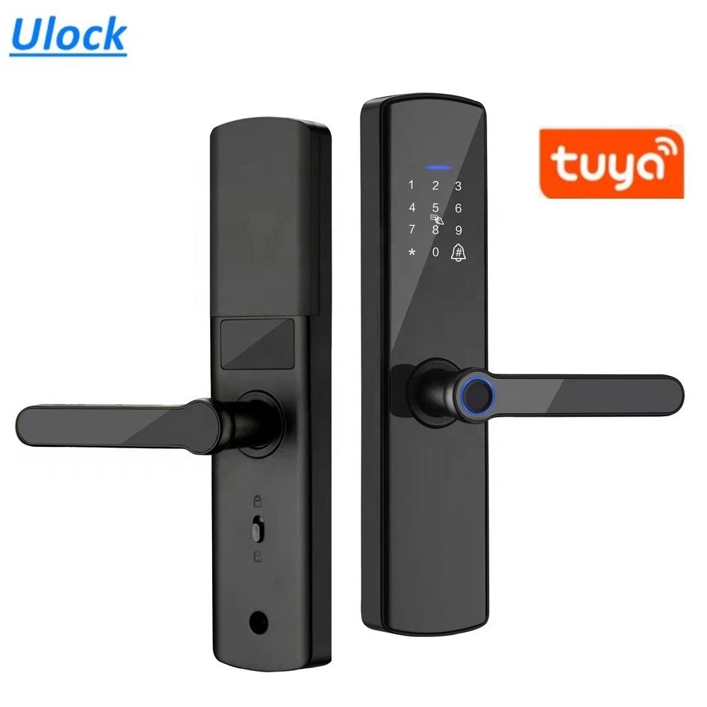 Korean Mortise Smart Tuya or TT lock APP Fingerprint Door Lock Keyless Entry