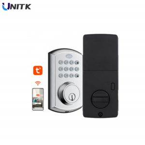 UNITK wifi Automatic Smart Deadbolt Door Lock with Tuya Smart Life APP