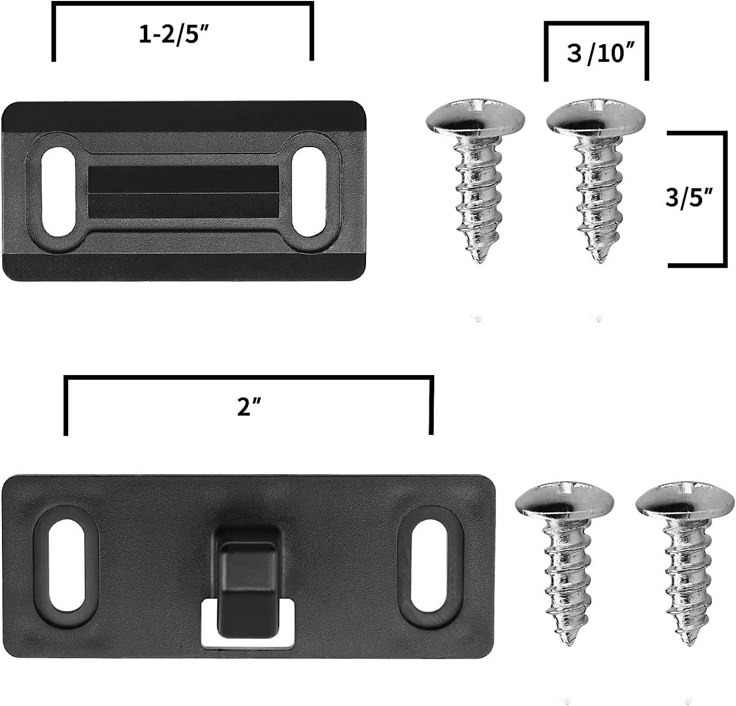 RV Screen Door Latch Right Handle Kit for Camper Trailer Motorhome