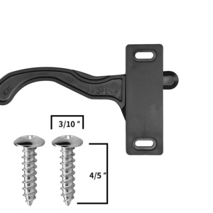 Metal RV Screen Door Latch Kit, Right Hand Handle for Camper, Motorhome, Travel Trailer (Right)