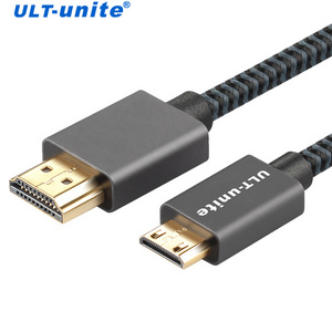 ULT-unite Mini HDMI Cable 4K 60Hz 1.2m 2m 3m Male to Male Mini HDMI to HDMI Cable