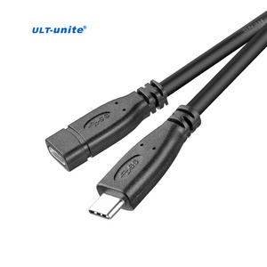 ULT-unite USB 3.1 Type-C Male to Female Extension Cable 100W Charging Data Sync USB Type C Extension Cable