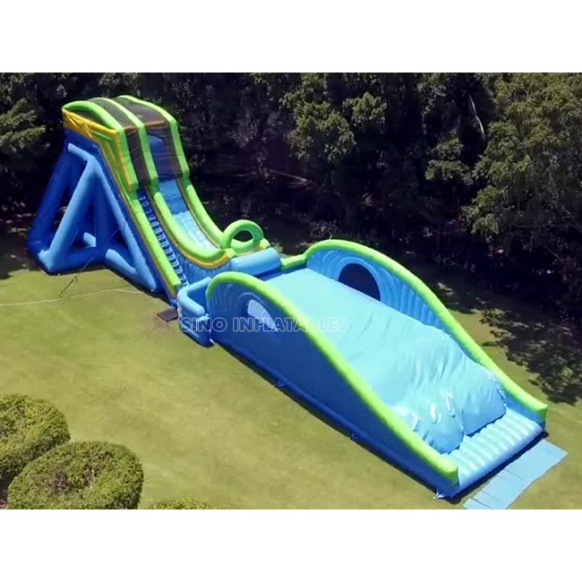 12 meters high giant inflatable dropkick water slide for adults made of heavy duty material from Sino Inflatables factory