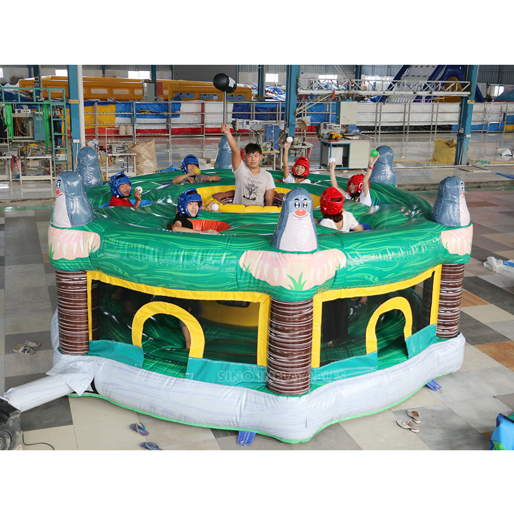 5m Dia. giant inflatable Human Whack A Mole for children N adults interactive fun from Sino Inflatables