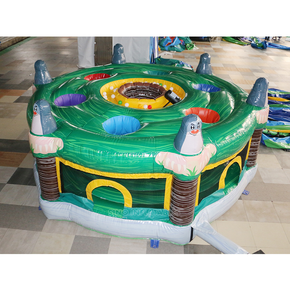 5m Dia. giant inflatable Human Whack A Mole for children N adults interactive fun from Sino Inflatables