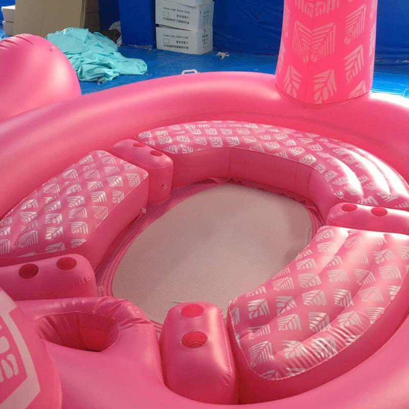 17'x15' commercial grade large inflatable flamingo float for pools, lakes or parks entertainment from China water toys factory