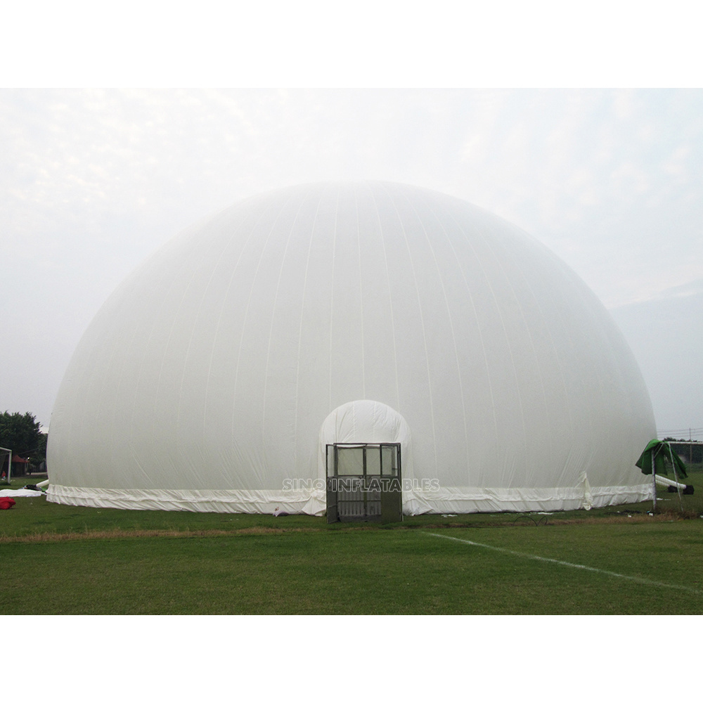 30m Dia. giant dome inflatable planetarium projection tent with water bags on the bottom from Sino inflatables factory