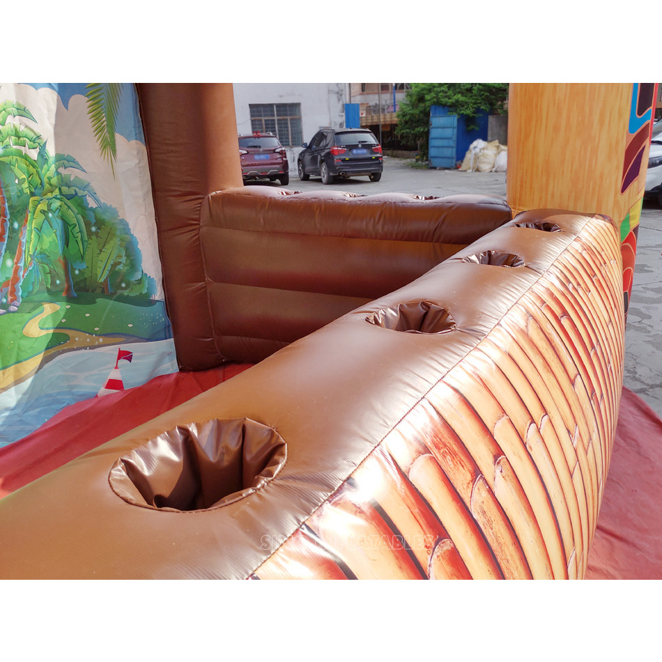 10' Portable inflatable Tiki hut bar for summer beach used from China inflatable manufacturer