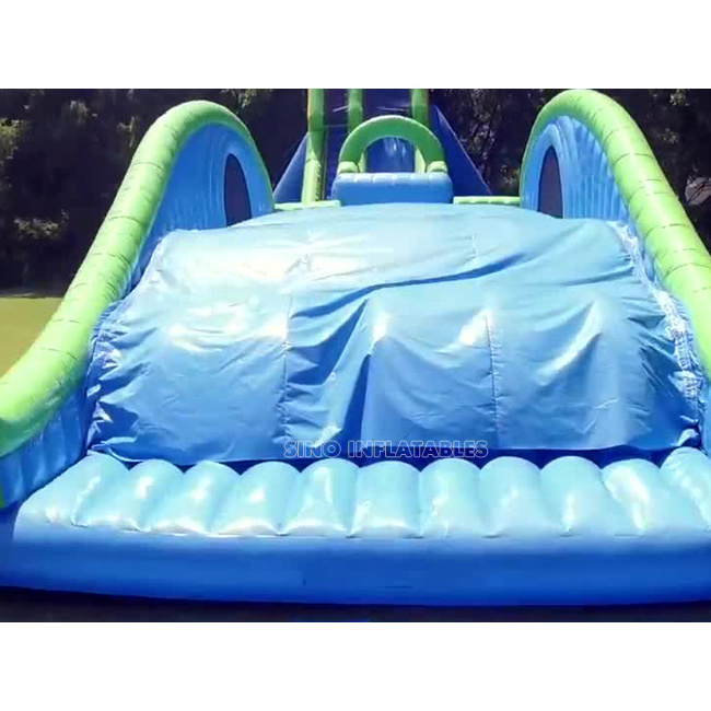 12 meters high giant inflatable dropkick water slide for adults made of heavy duty material from Sino Inflatables factory