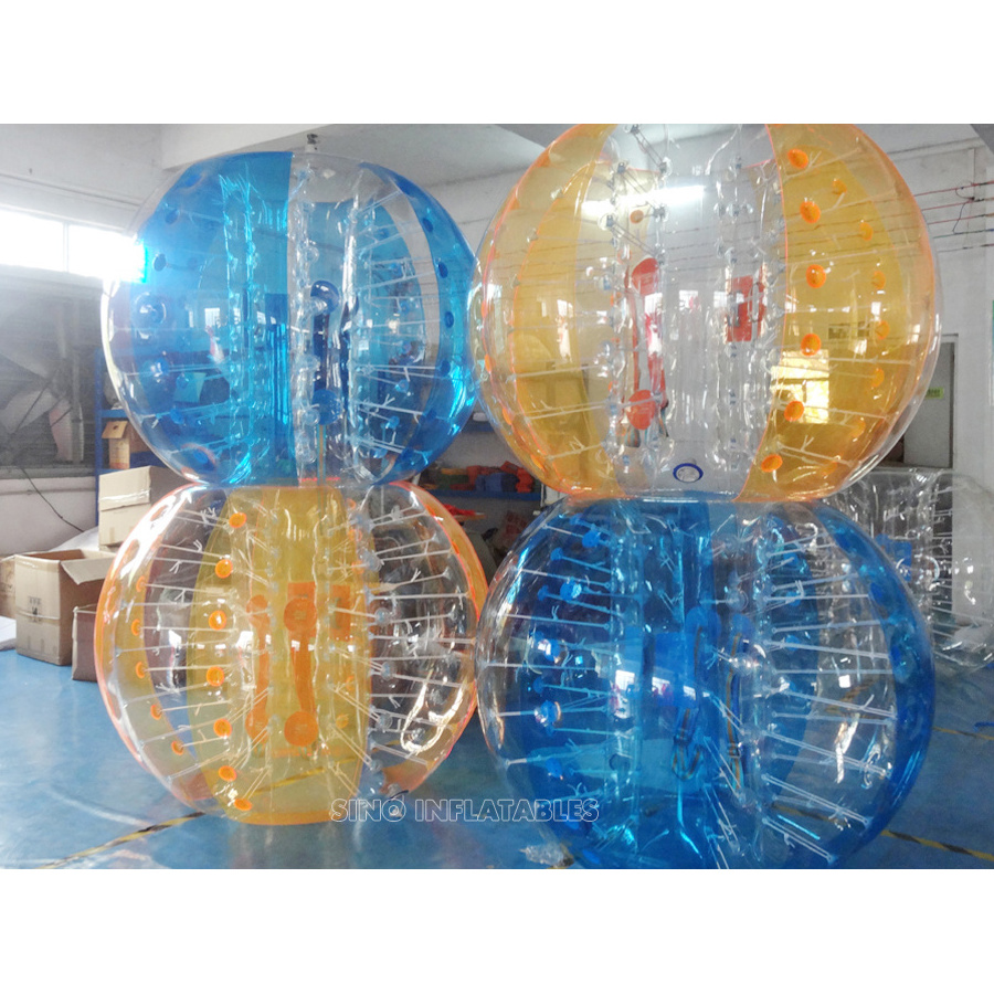 Kids N adults TPU inflatable bubble soccer ball with quality harness from Sino Inflatables