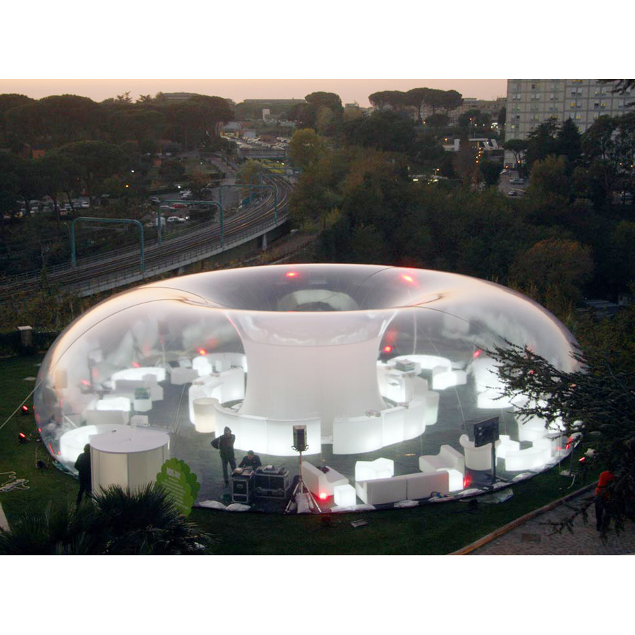 15m Dia. huge transparent inflatable bubble dome tent for outdoor party events or trade shows