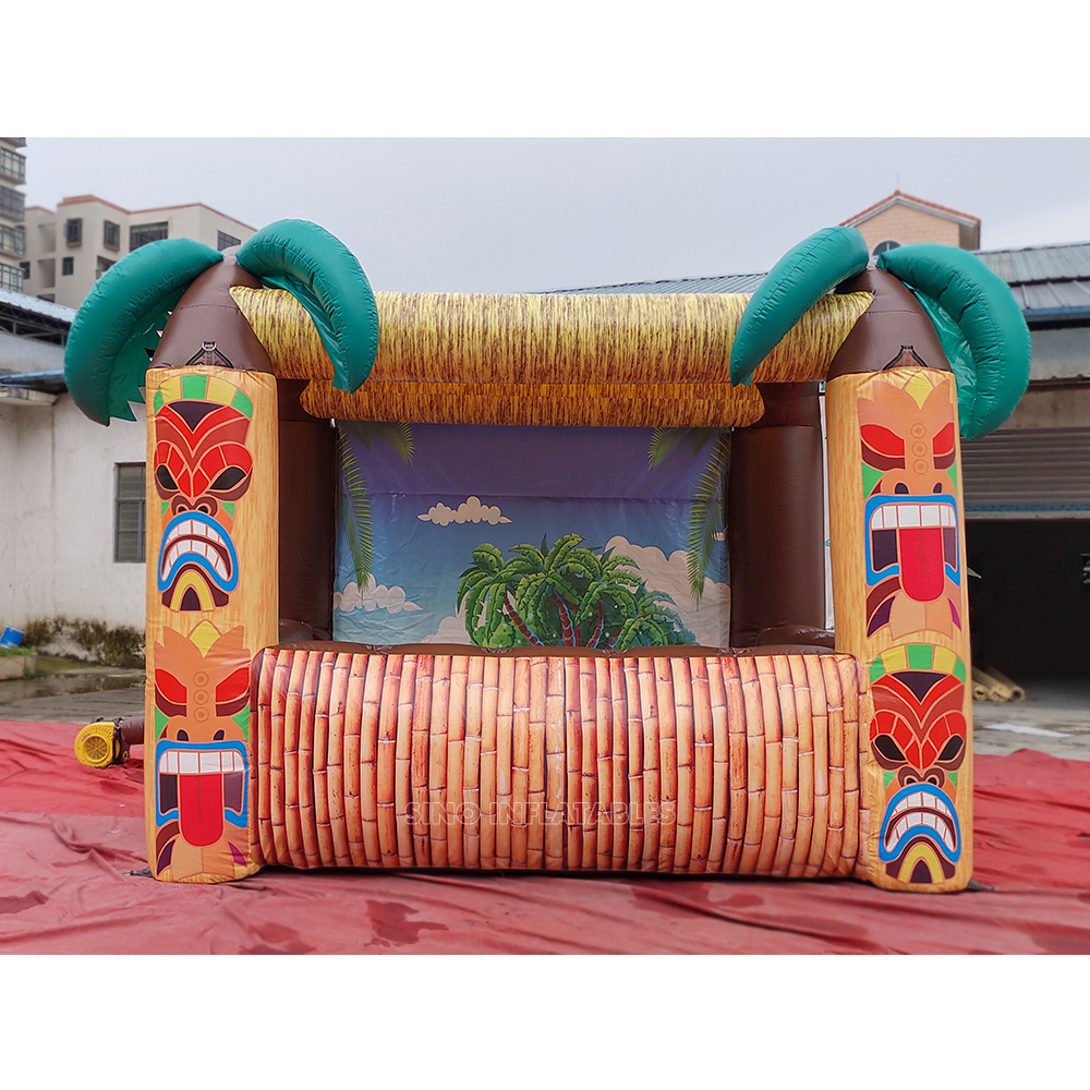 10' Portable inflatable Tiki hut bar for summer beach used from China inflatable manufacturer