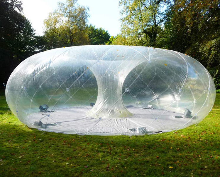 15m Dia. huge transparent inflatable bubble dome tent for outdoor party events or trade shows