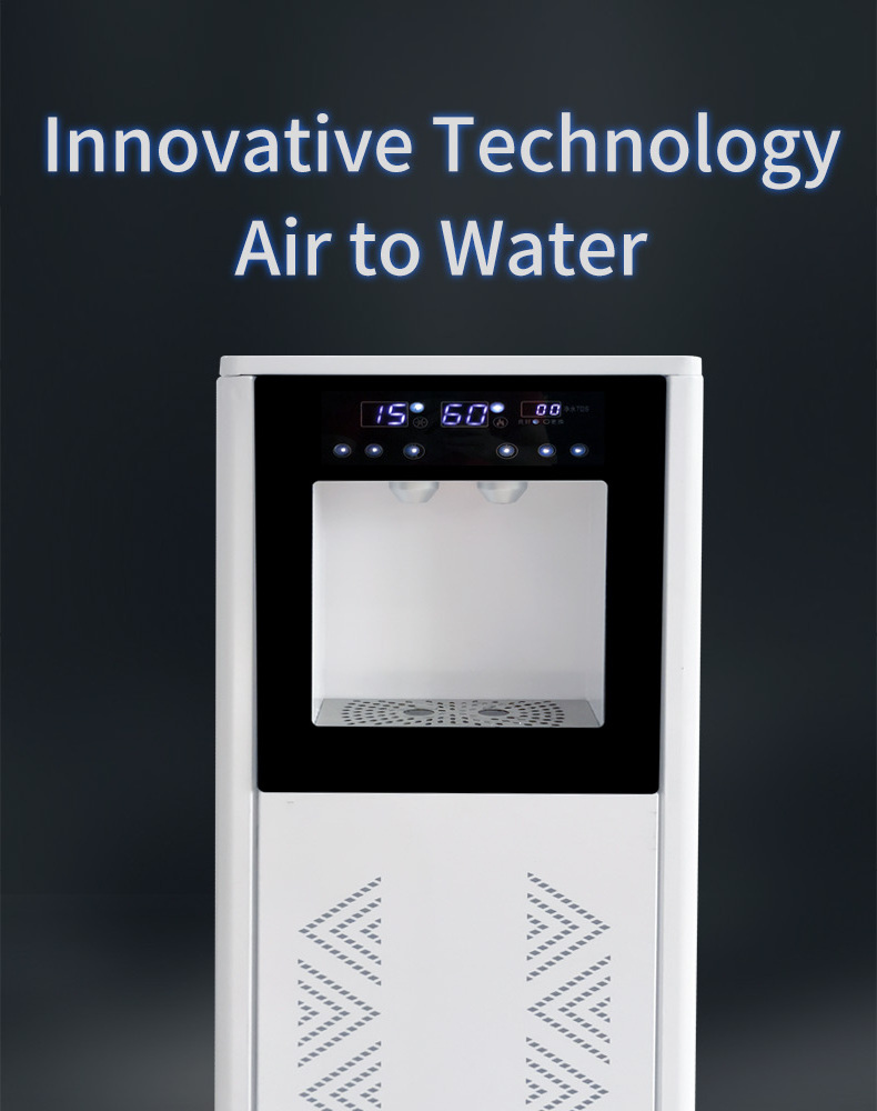 Atmospheric water generation condense humidity to produce water 70L/day Reverse Osmosis Water Filter system