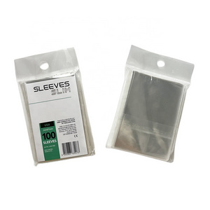 Board game card sleeve custom trading tcg inner sleeves transparent thin sleeves for card game