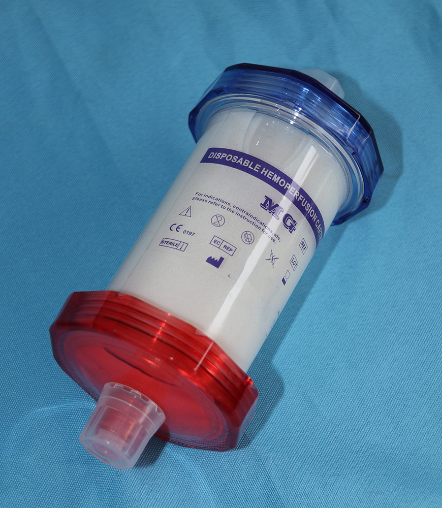 Disposable Hemoperfusion Cartridge, hemoditoxifier, medical consumables for sale (MSLGL08)