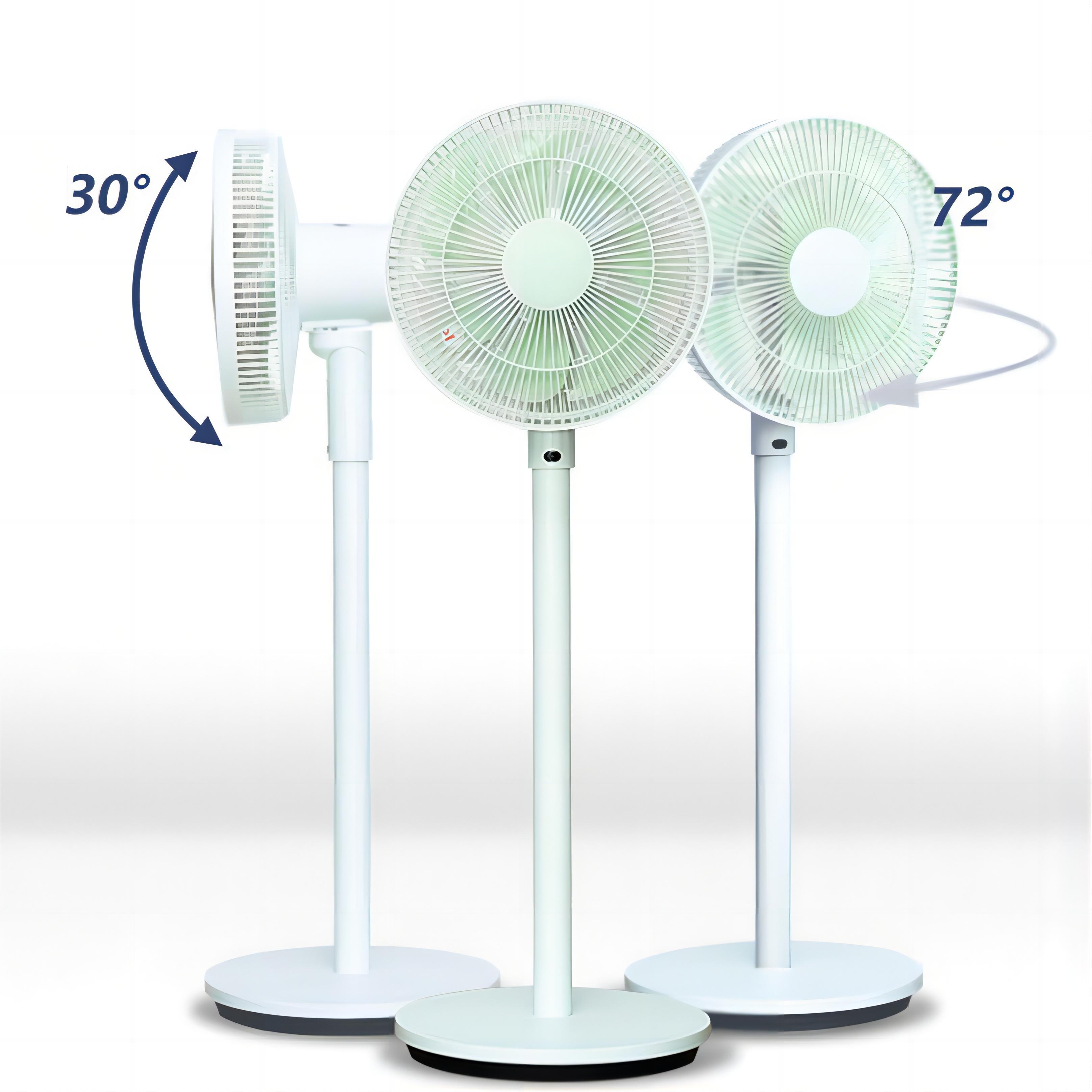 Factory Direct Sales Desktop Voice Control Electric Fan Can Add Perfume DC Stand Fan