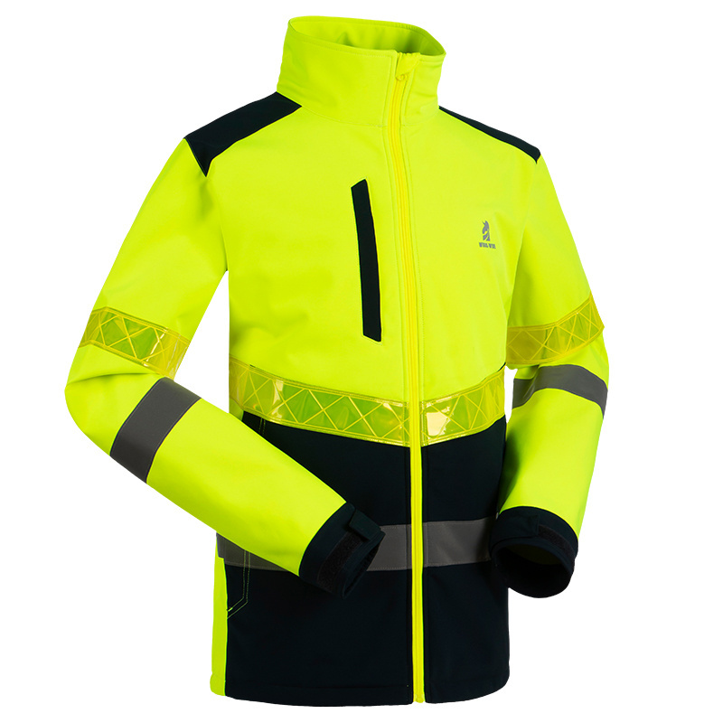 reflective work wear Hi Vis jacket waterproof safety jacket work clothing jacket for men