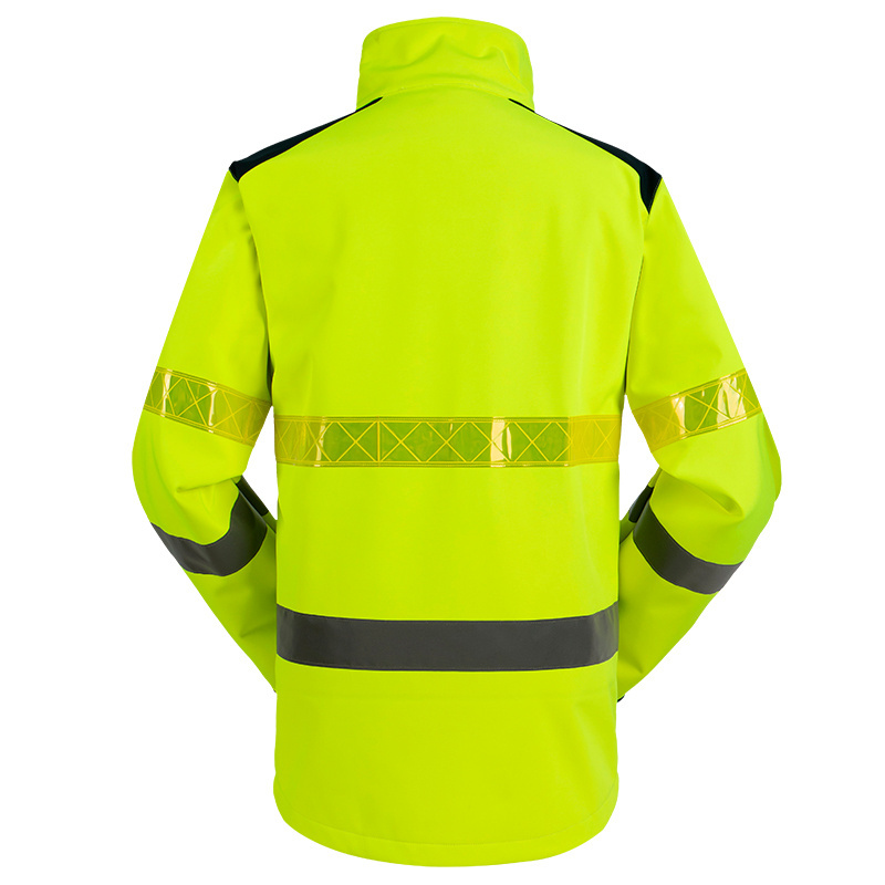 reflective work wear Hi Vis jacket waterproof safety jacket work clothing jacket for men