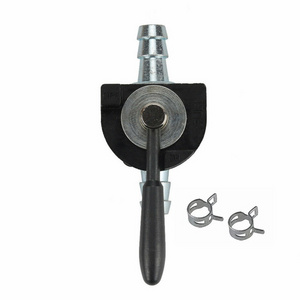 (Ready stock)   Fuel Shut Off Valve 1/4" Fuel Line Lawn Mower for Oregon 07-403 & Scag 48568 & Rotary 868 with 2 Hose Clamps