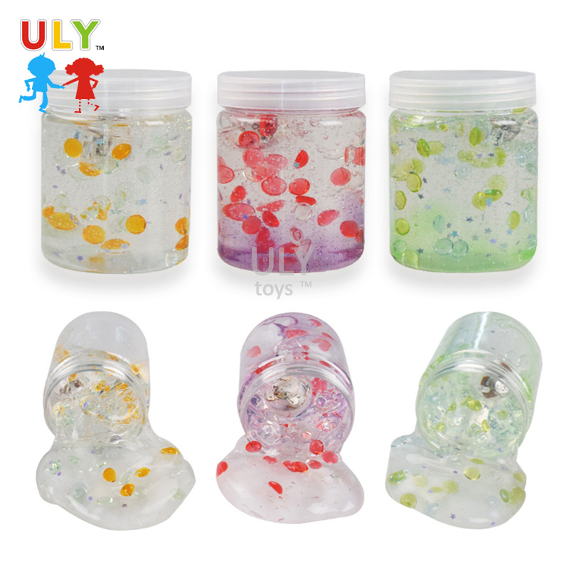 New Arrival Crystal Slime Clay DIY Clear Crystal Mud Glue Slime Toy Non Toxic Kids Clay Decompression Toy For Girls Boys