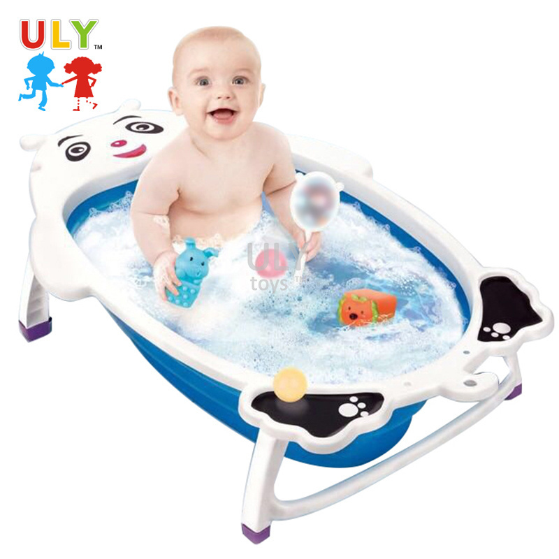 High Quality Folding Baby Bathtub Portable Plastic Baby Bath Tub For Kids Infant Foldable Collapsible Bathtub For Children