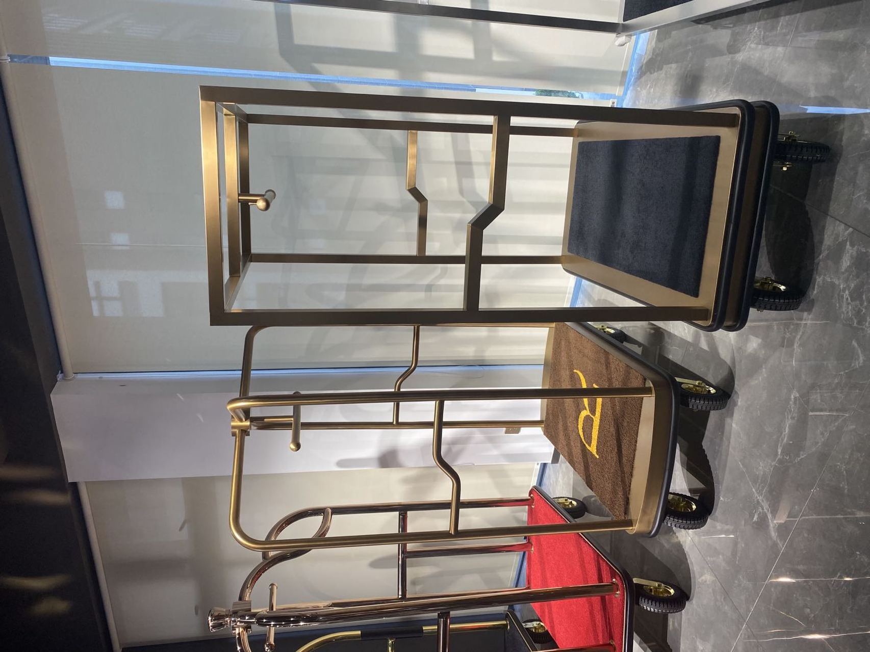 2022 New design hotel luggage cart for 5 star hotel