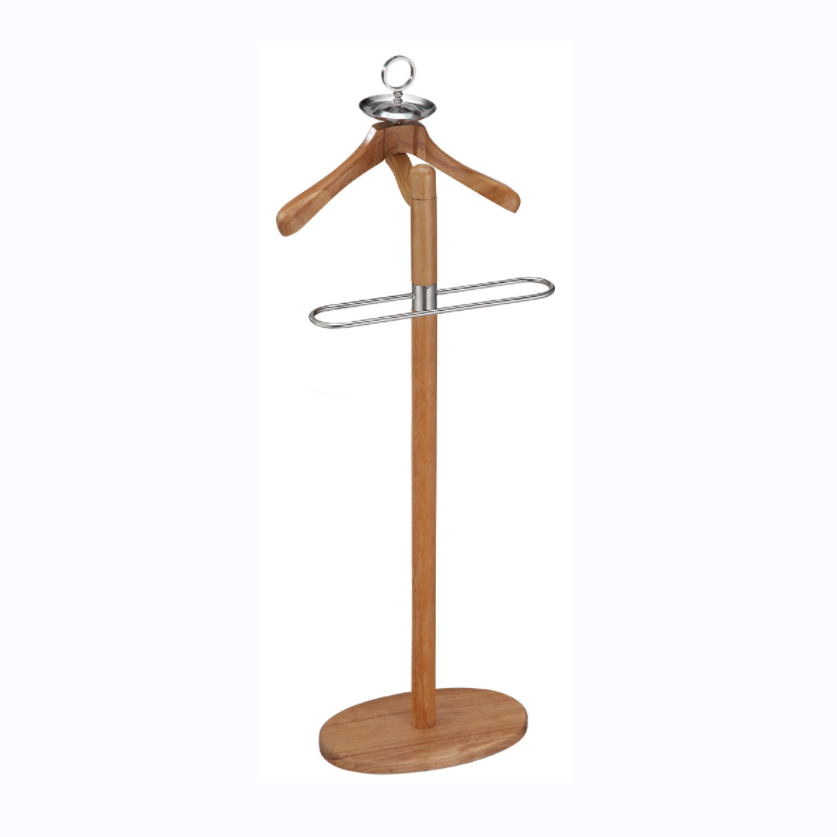 Dressing Valet Stand Hanger Stand Hotel Furniture Wooden Free Standing Living Room Furniture Concrete Modern Coat Rack