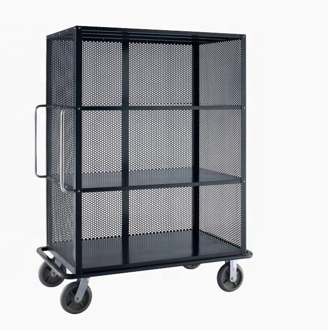 Dirty Linen Service Trolley/Hotel Housekeeping Laundry Linen Storage Cart/Hospital Dressing Trolley