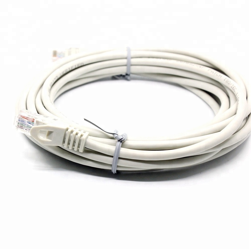 Molded RJ45 Gigabit Booted Patch Cable Cat6 Network Cable  UTP - 5.5m