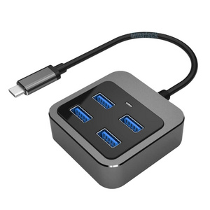 UMATECK 4 Ports USB-C Hub USB Type C to 4 USB 3.0 Hub