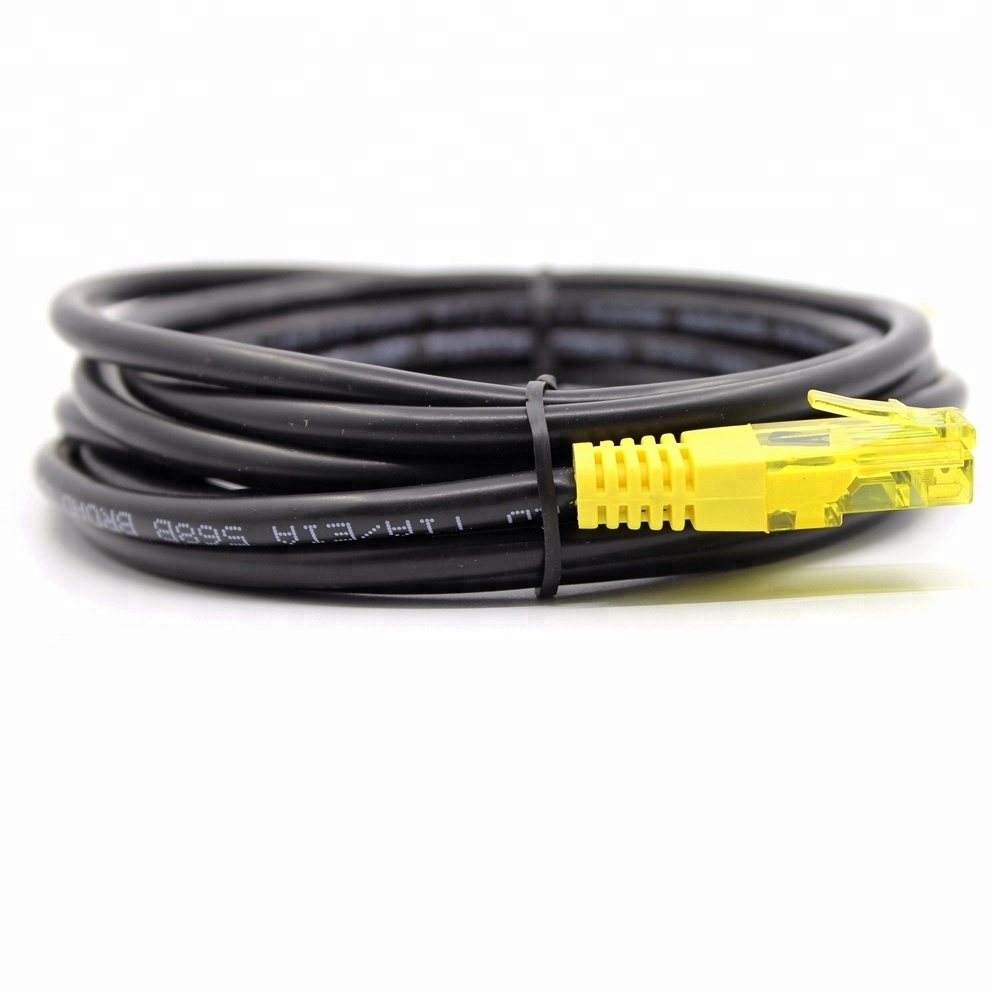 Molded RJ45 Gigabit Booted Patch Cable Cat6 Network Cable  UTP - 5.5m