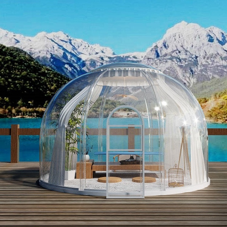 SH04 5m Diameter Outdoor Clear Plastic Bubble House Dome Tent transparent igloo tent prefab dome house