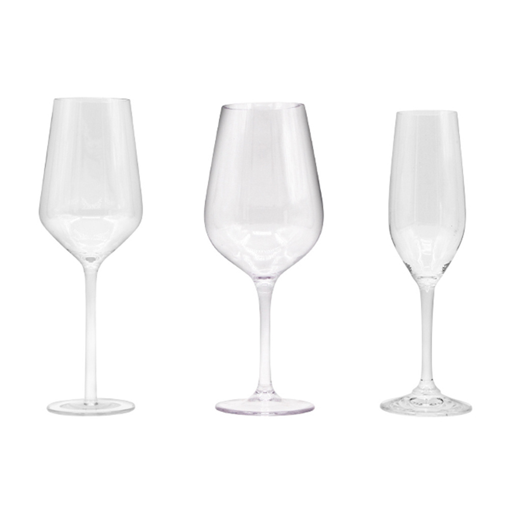 Stemless Wine Glasses Unbreakable Plastic Wine Glasses Shatterproof Drinking Glasses for for Parties