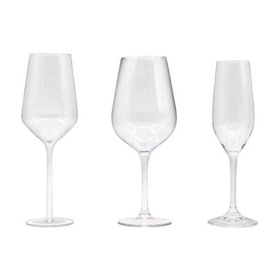 Stemless Wine Glasses Unbreakable Plastic Wine Glasses Shatterproof Drinking Glasses for for Parties