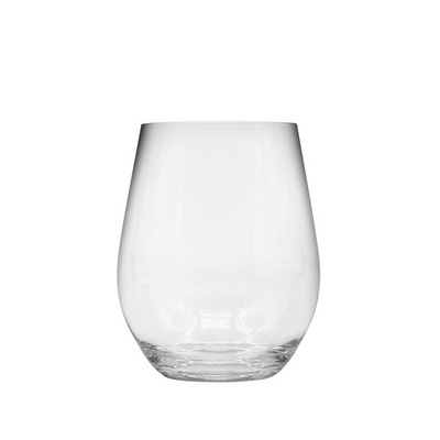 Shatterproof 100% Tritan Stemless Dishwasher safe Plastic Wine Glasses