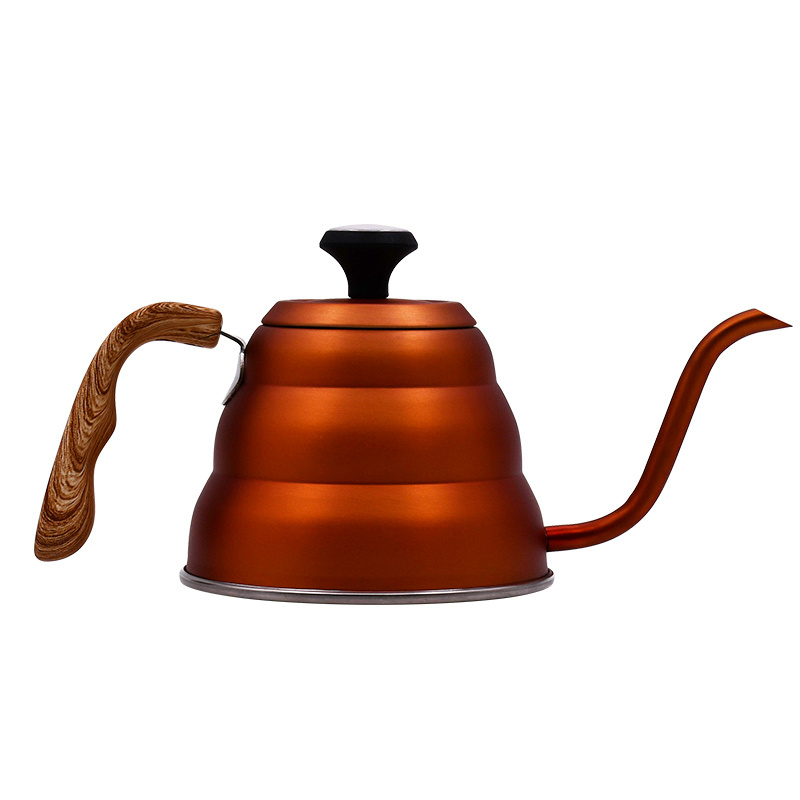 High Quality 304 Stainless Steel Gooseneck Kettle Pour Over Coffee Kettle Coffee Accessories With Thermometer