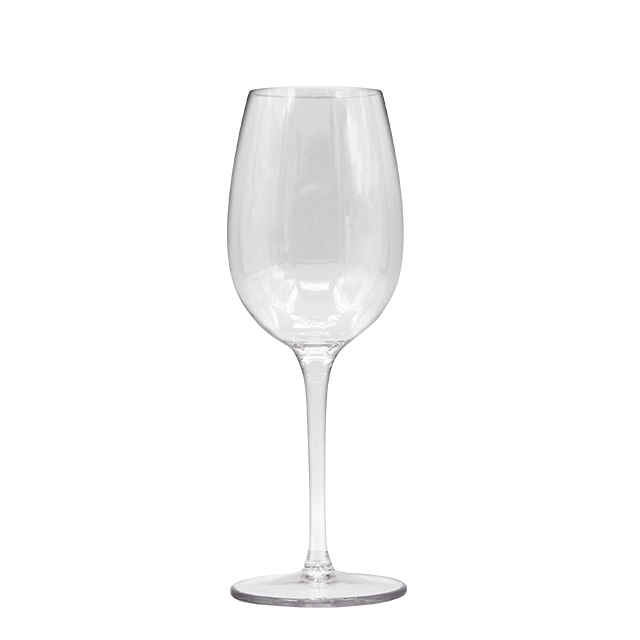 18oz High Quality Customized Reusable Black Glass Bpa Free PP Wedding Plastic Wine Glasses