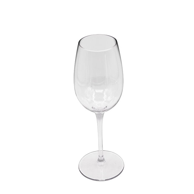 18oz High Quality Customized Reusable Black Glass Bpa Free PP Wedding Plastic Wine Glasses