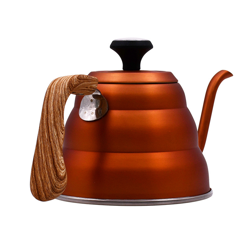 High Quality 304 Stainless Steel Gooseneck Kettle Pour Over Coffee Kettle Coffee Accessories With Thermometer