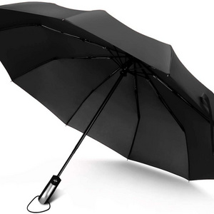 Automatic Compact Umbrellas for Men/Women  Operation 10 Ribs Reinforced Windproof Umbrella