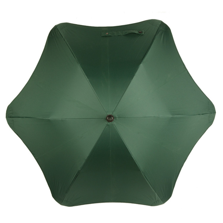 Tianfeng  New Innovation Outdoor Straight Tips Safe Sun Blunt Umbrella with Round Corner Tips