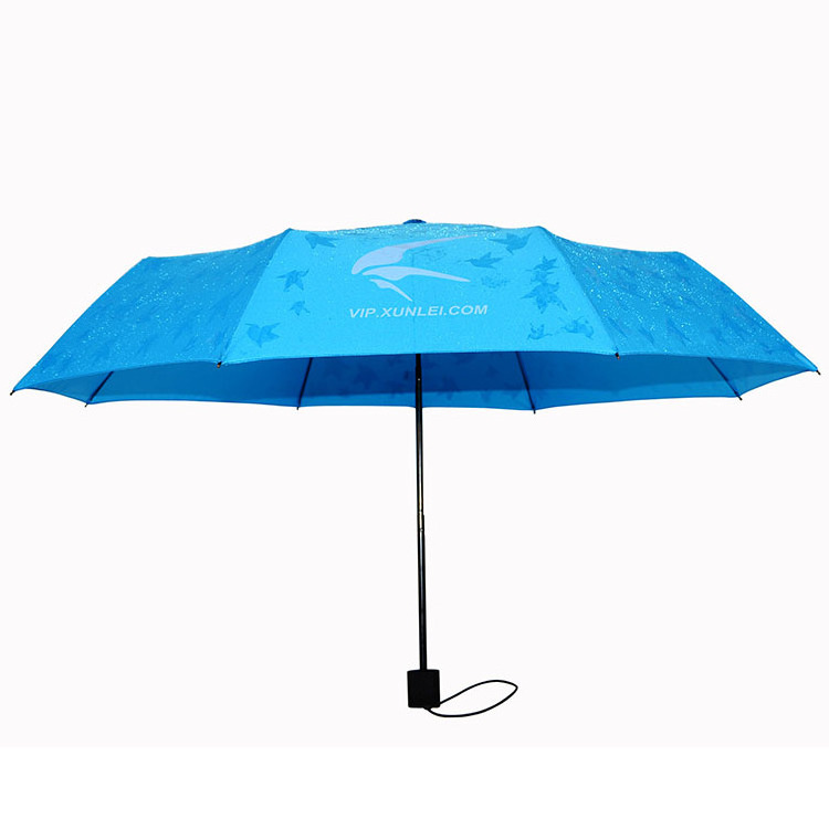 Manual Folding Umbrellas Magic Watermark Change Color When Wet Umbrella