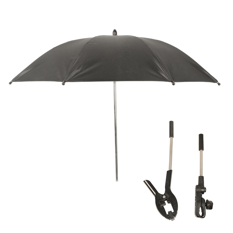 Hot Sale  Universal Stroller Umbrella Parasol With Adjustable Clamp